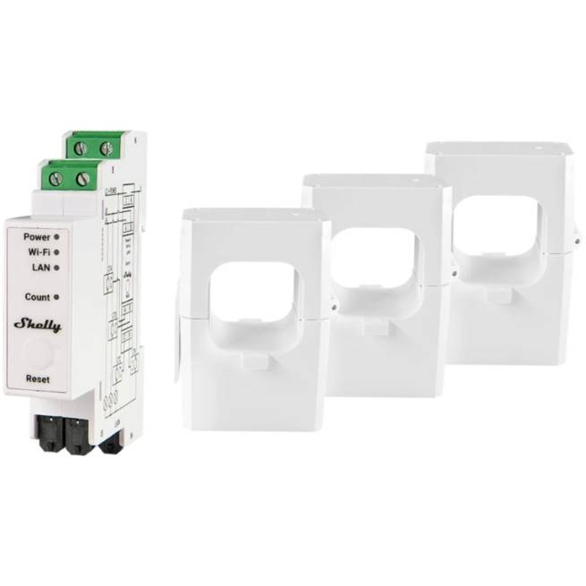Shelly Pro 3EM-400A energy cost meter Home & Living Smart Relais