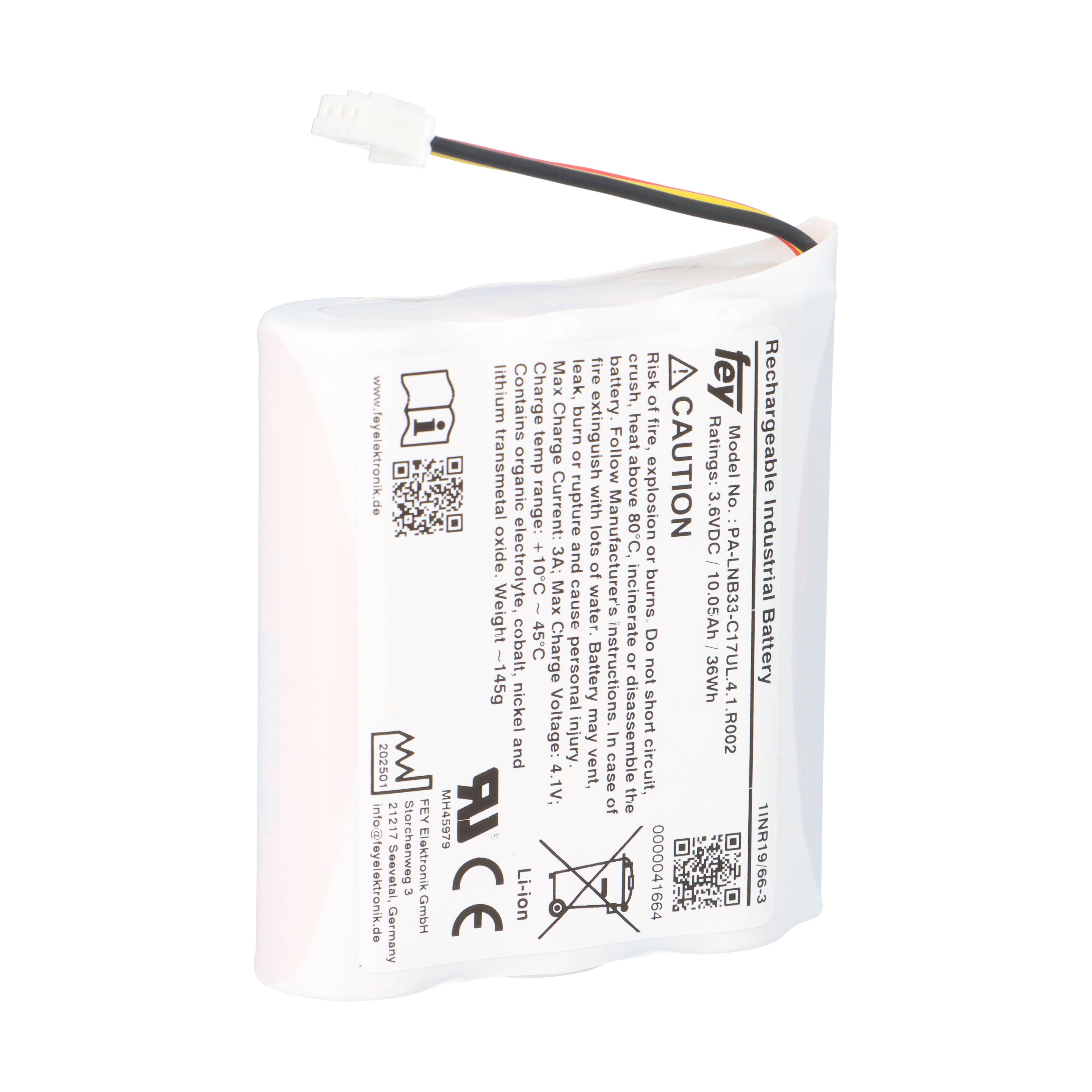 Lithium Akkupack 3,6V 10,5Ah 36Wh 1S3P PA-LNB33