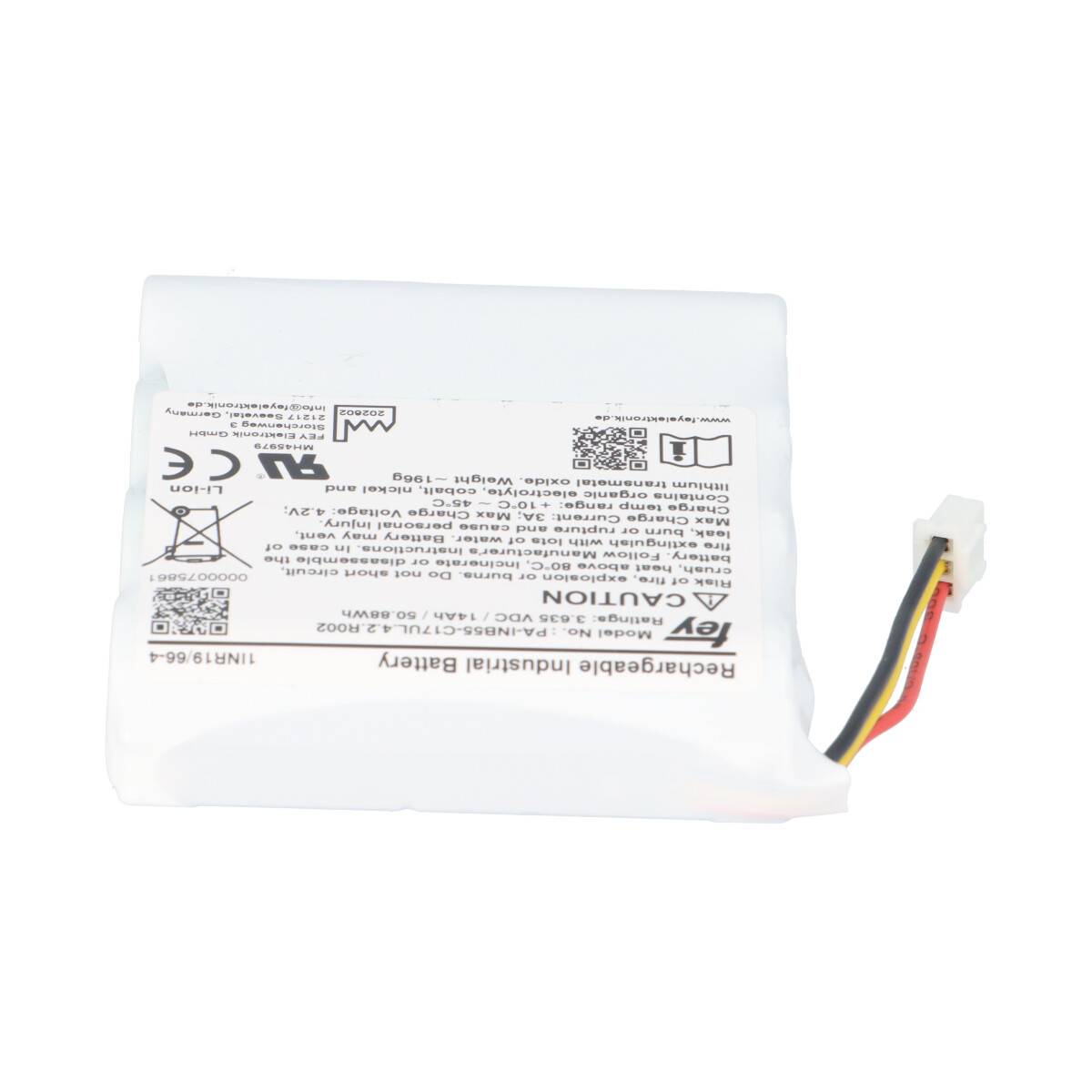 Lithium Akkupack 3,6V 14Ah 50,8Wh 1S4P PA-INB55