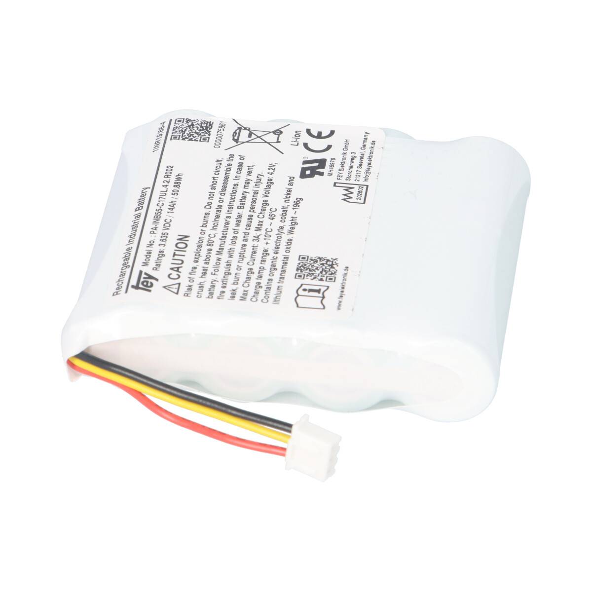 Lithium Akkupack 3,6V 14Ah 50,8Wh 1S4P PA-INB55
