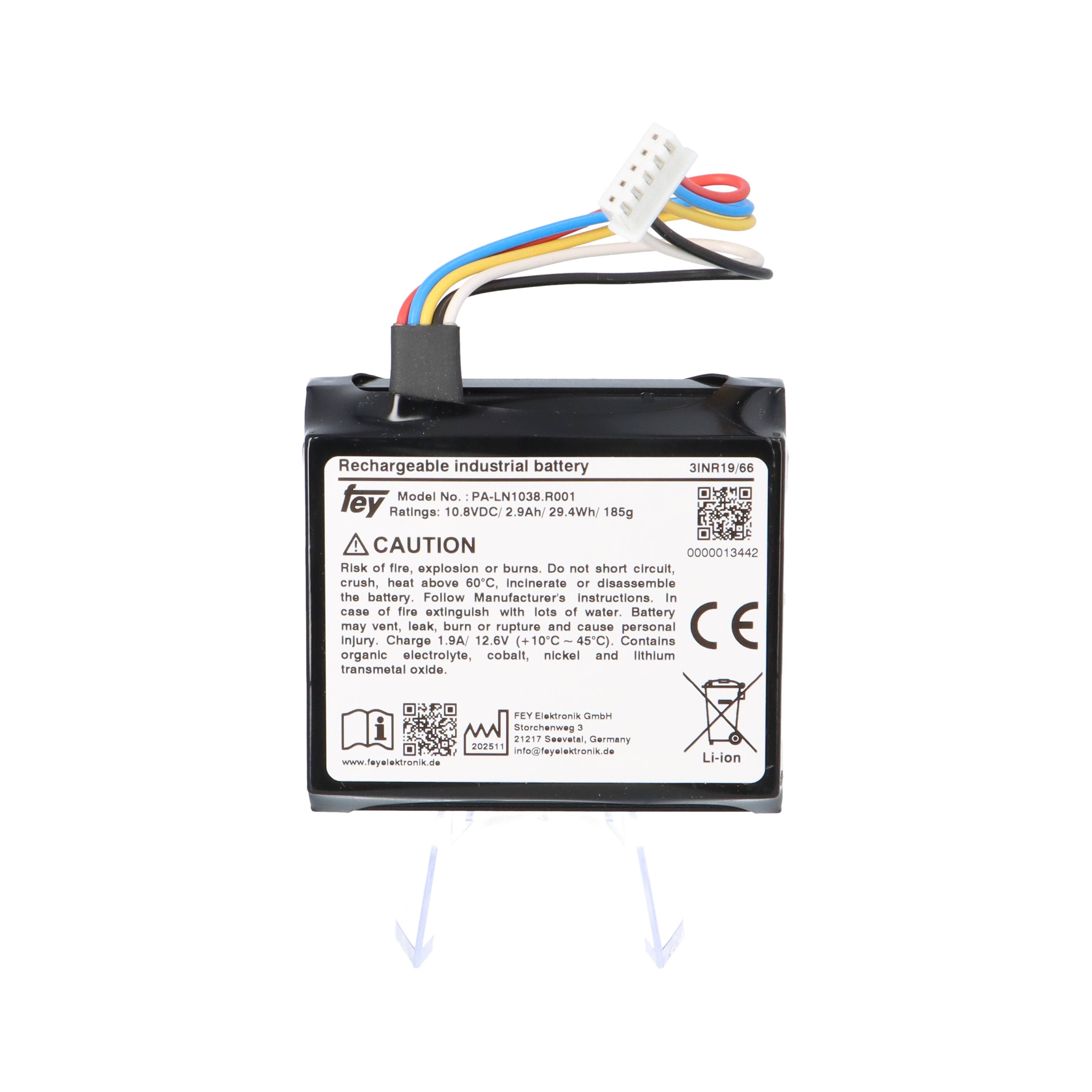 Li-Ion Akkupack 10,8 V 2,9 Ah (31,32 Wh) 3S1P – PA-LN1038, JST-Stecker