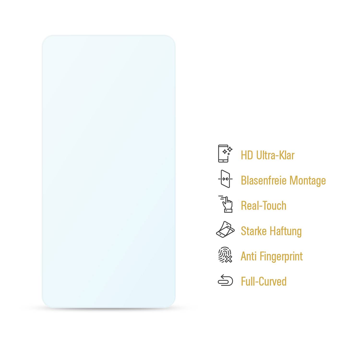 6x FULL COVER Displayschutzfolie für iPhone 15 Pro Max PREMIUM MATT ENTSPIEGELT Displayschutz Schutzfolie Folie