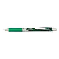 Pentel EnerGel Roller ECO, Ausziehbarer Gelschreiber, Grün, Grün, Silber, Weiß, Rund, 0,35 mm, 0,7 mm