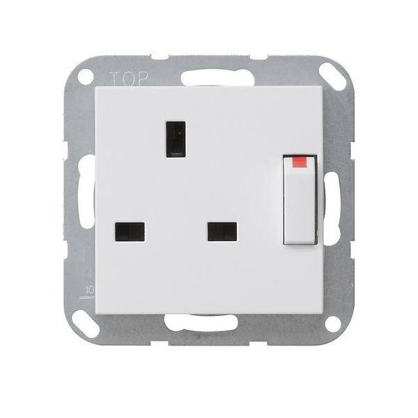 Gira Steckd. BS 13 A gesch.+SH 277827