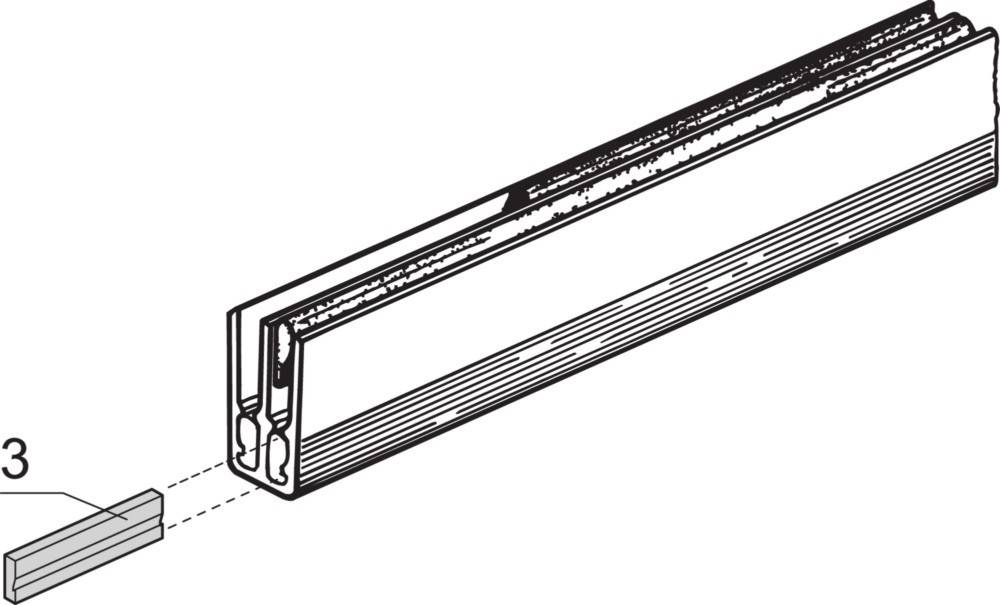 Schroff Isolieranschlag 20100009