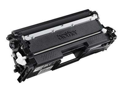 Eine schwarze Brother-Druckertonerpatrone mit Griff und gekennzeichneter Teilenummer, entworfen für Laserdrucker.