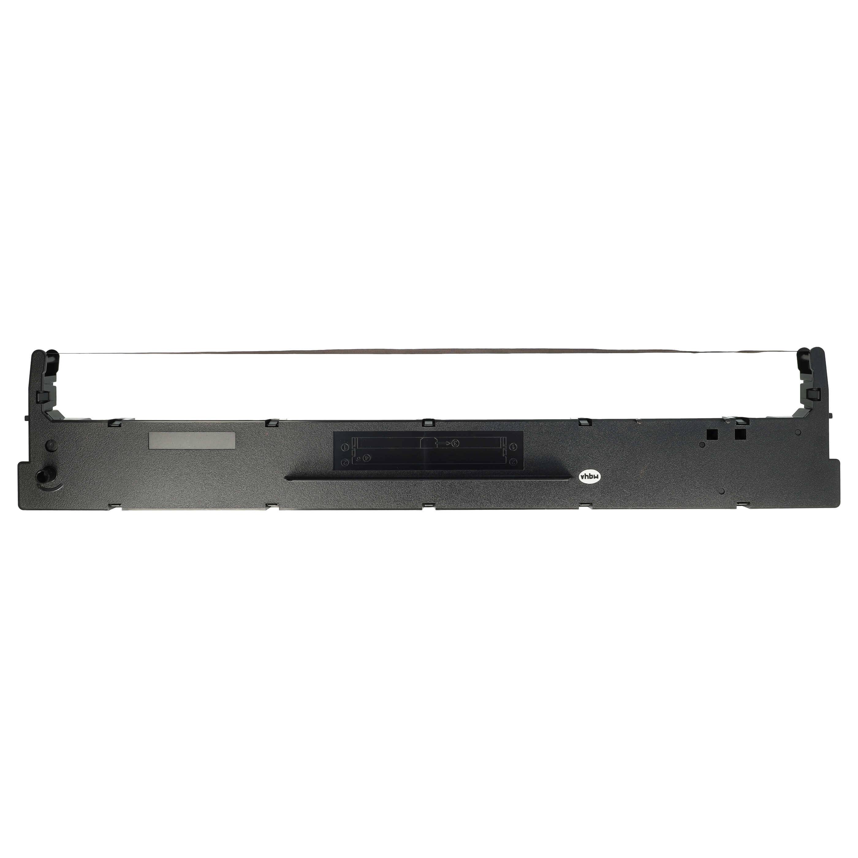 vhbw Farbband Schriftband kompatibel mit Tally 2610, 2610 Plus, 2600, 2600 Plus Nadeldrucker, Bondrucker - Schwarz