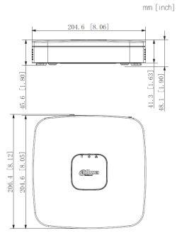 Dahua - NVR4108-EI - NVR - 8 Kanal, - 8 Kanal NVR/WizSense - H.265+/H.265/H.264+/H.264/MJPEG Codec - Max 80Mbps Bandbre
