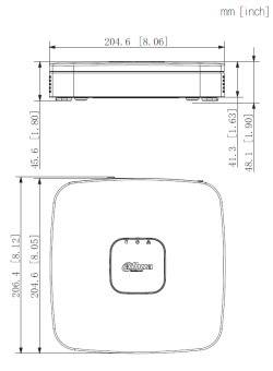 Dahua - NVR4108-EI - NVR - 8 Kanal, - 8 Kanal NVR/WizSense - H.265+/H.265/H.264+/H.264/MJPEG Codec - Max 80Mbps Bandbre
