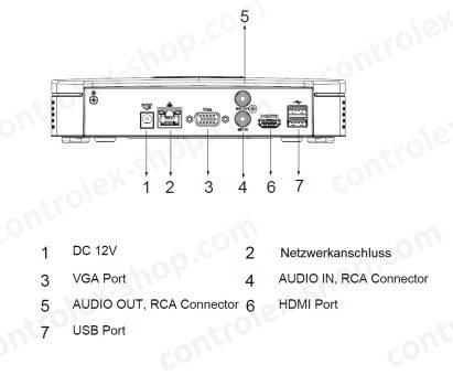 Dahua - NVR4108-EI - NVR - 8 Kanal, - 8 Kanal NVR/WizSense - H.265+/H.265/H.264+/H.264/MJPEG Codec - Max 80Mbps Bandbre