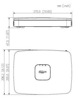 Dahua - NVR4108-8P-EI - NVR - 8 Kanal - 8 PoE, - 8 Kanal/8 PoE Port NVR - H.265+/H.265/H.264+/H.264/MJPEG Codec - Max 8