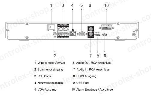 Dahua - NVR4204-P-EI - NVR - 4 Kanal - 4 PoE, - 4 Kanal/4 PoE Port NVR - H.265+/H.265/H.264+/H.264/MJPEG Codec - Max 80
