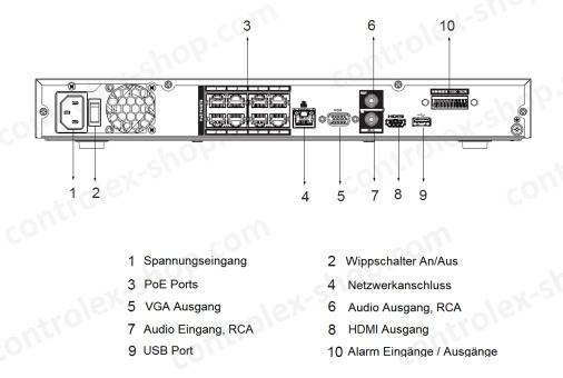 Dahua - NVR4208-8P-EI - NVR - 8 Kanal - 8 PoE, - 8 Kanal/8 PoE Port NVR - H.265+/H.265/H.264+/H.264/MJPEG Codec - Max 2
