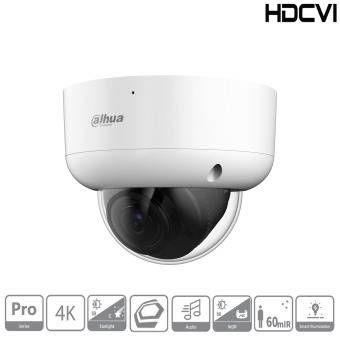 Dahua - HAC-HDBW2802RAP-Z-A HDCVI - Dome, - 8MP/Starlight - 2,7~13,5mm motor. Objektiv - Max. 15fps@8MP - HDCVI/AHD/TVI