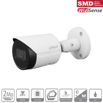 Dahua - IPC-HFW2241SP-S-0280B - IP - Bullet, - 2MP/WizSense/SMD Plus (2.0) - 2,8 mm fix Objektiv - H.265/H.264/MJPEG(Se