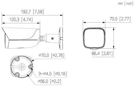 Dahua - IPC-HFW3449EP-S-IL-0280B - IP - Bullet