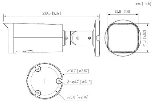 Dahua - IPC-HFW2441TP-ZS - IP - Bullet