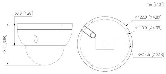 Dahua - IPC-HDBW2441RP-ZS-Black - IP - Dome, - 4MP/WizSense/SMD Plus (2.0) - 2,7 ~ 13,5 mm motor. Objektiv - H.265/H.26