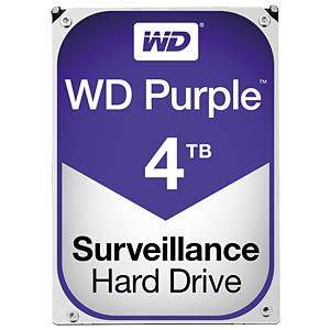 Western Digital - WD43PURZ - 4TB HDD WD Purple, - KAPAZITÄT: 4000 GB - DREHZAHL: 5400 U/min - CACHE: 256 MB