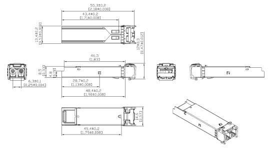Dahua - GSFP-1310-20-SMF - 1,25G-20km - Doppel Fiber - Single Mode, - Glasfaser nach SFP Convertert - Single Mode - Dop