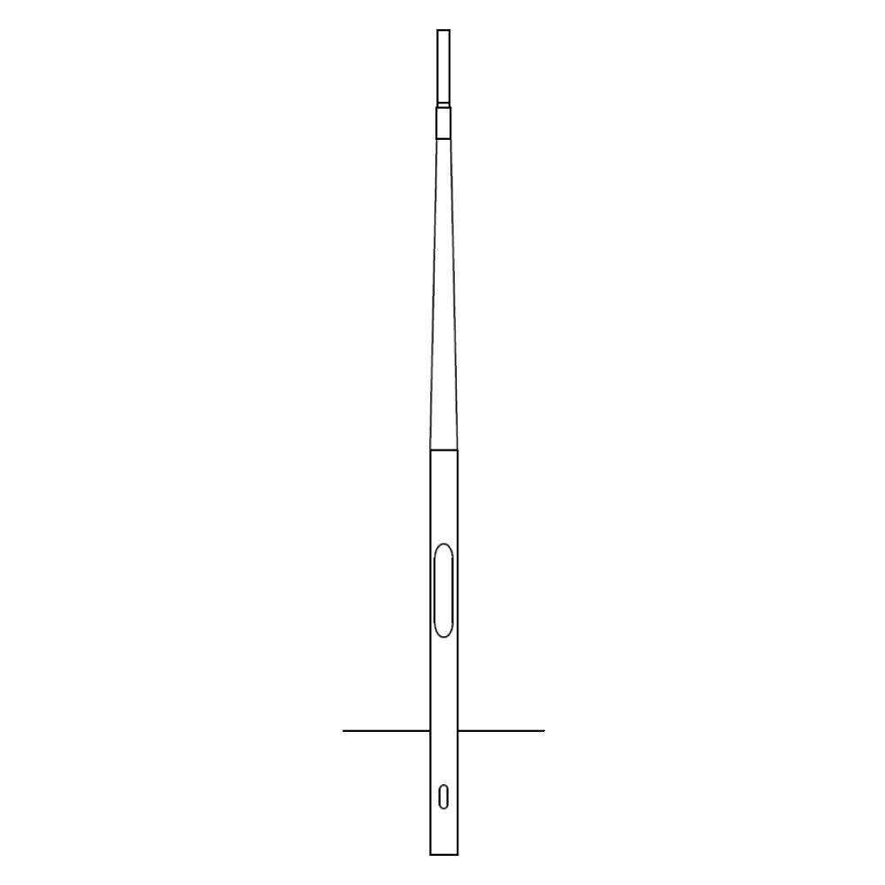 Xortec Kameramasten Xortec XE-4500-175-LZ, KO, Xortec Kameramast aus Aluminium, starr, konischer Aufsatz, Länge 4,50m,
