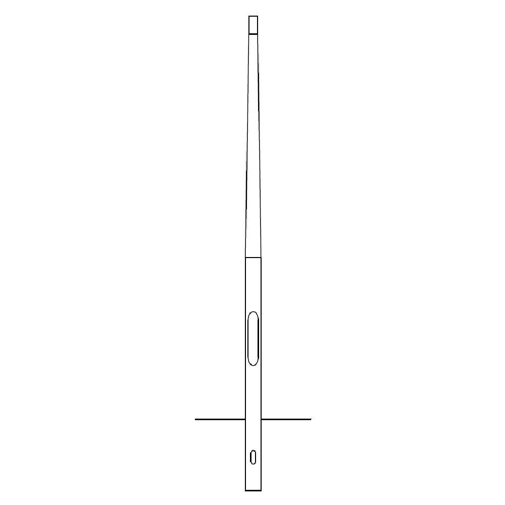 Xortec Kameramasten Xortec XE-4500-175-FZ, KO, Xortec Kameramast aus Aluminium, starr, konischer Aufsatz, Länge 4,50m,