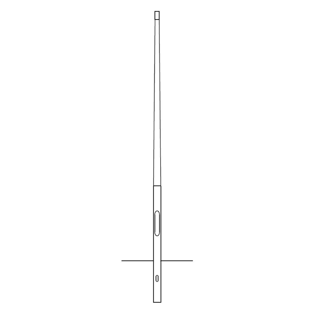 Xortec Kameramasten Xortec XE-6000-175-FZ, KO, Xortec Kameramast aus Aluminium, starr, konischer Aufsatz, Länge 6,00m,
