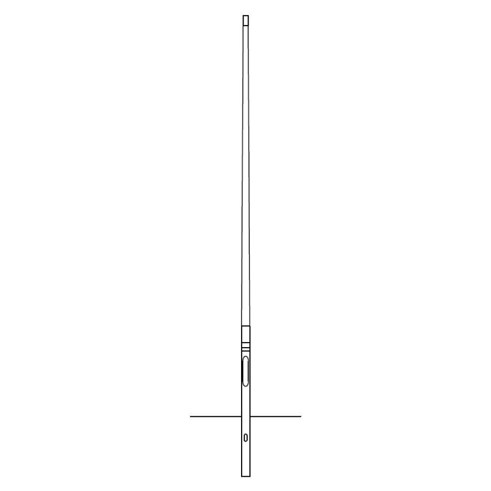 Xortec Kameramasten Xortec X KE-8000-165-FZ, K, Xortec Kameramast aus Aluminium, mit Keil kippbar, konischer Aufsatz, L