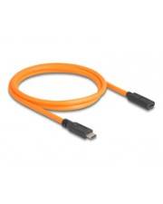 Delock USB-Kabel - 24 pin USB-C (M) zu 24 pin USB-C (W) - 20 V - 5 A - 1 m - up