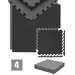2 cm Dick: 1m² Bodenschutz Fitnessmatte - 4 Sportmatten 50 x 50 cm 2 cm Dick: 1m² Bodenschutz Fitnessmatte - 4 Sportmatten 50 x 50 cm