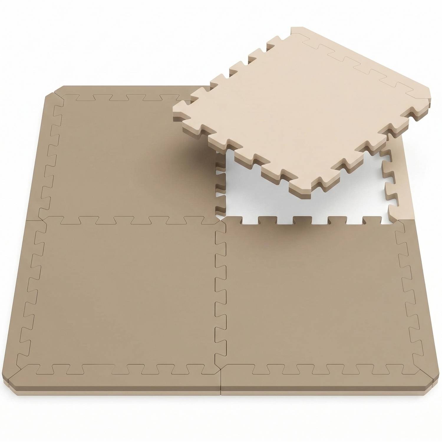 2,5cm dicke Fitnessmatte 4er Set 50x50cm Bodenschutzmatte Gym Matte Puzzlematte