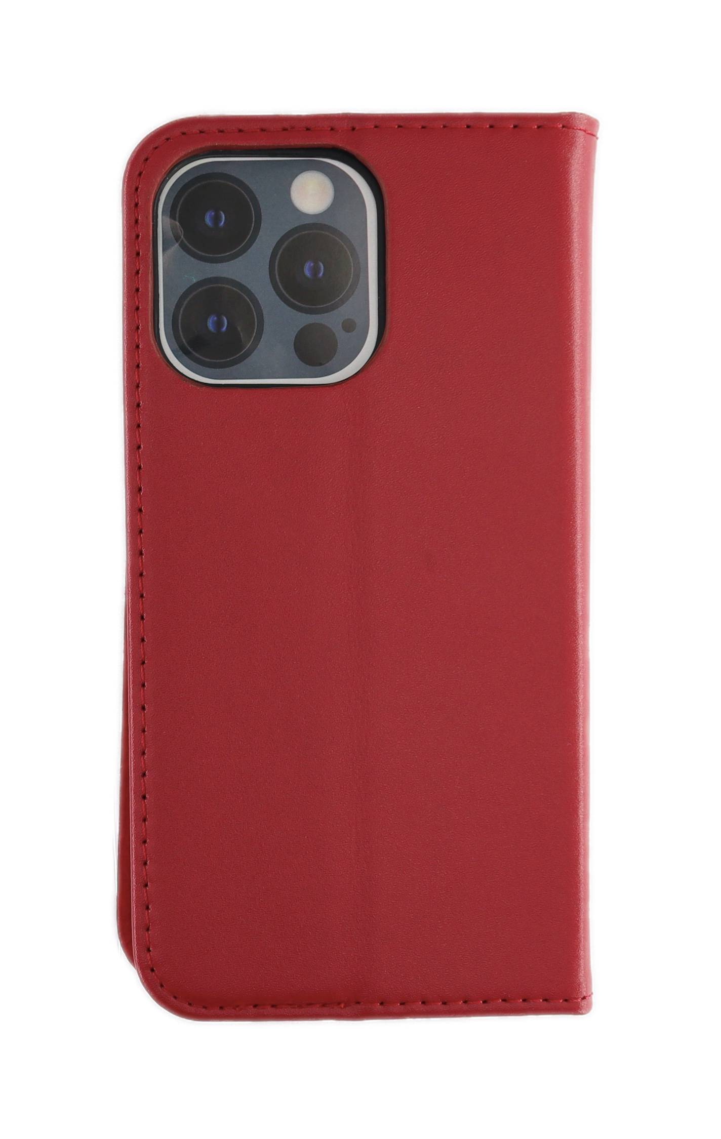 JAMCOVER Echt Leder Bookcase für Apple iPhone 14 Pro - Handytasche mit Kartenfach und Standfunktion