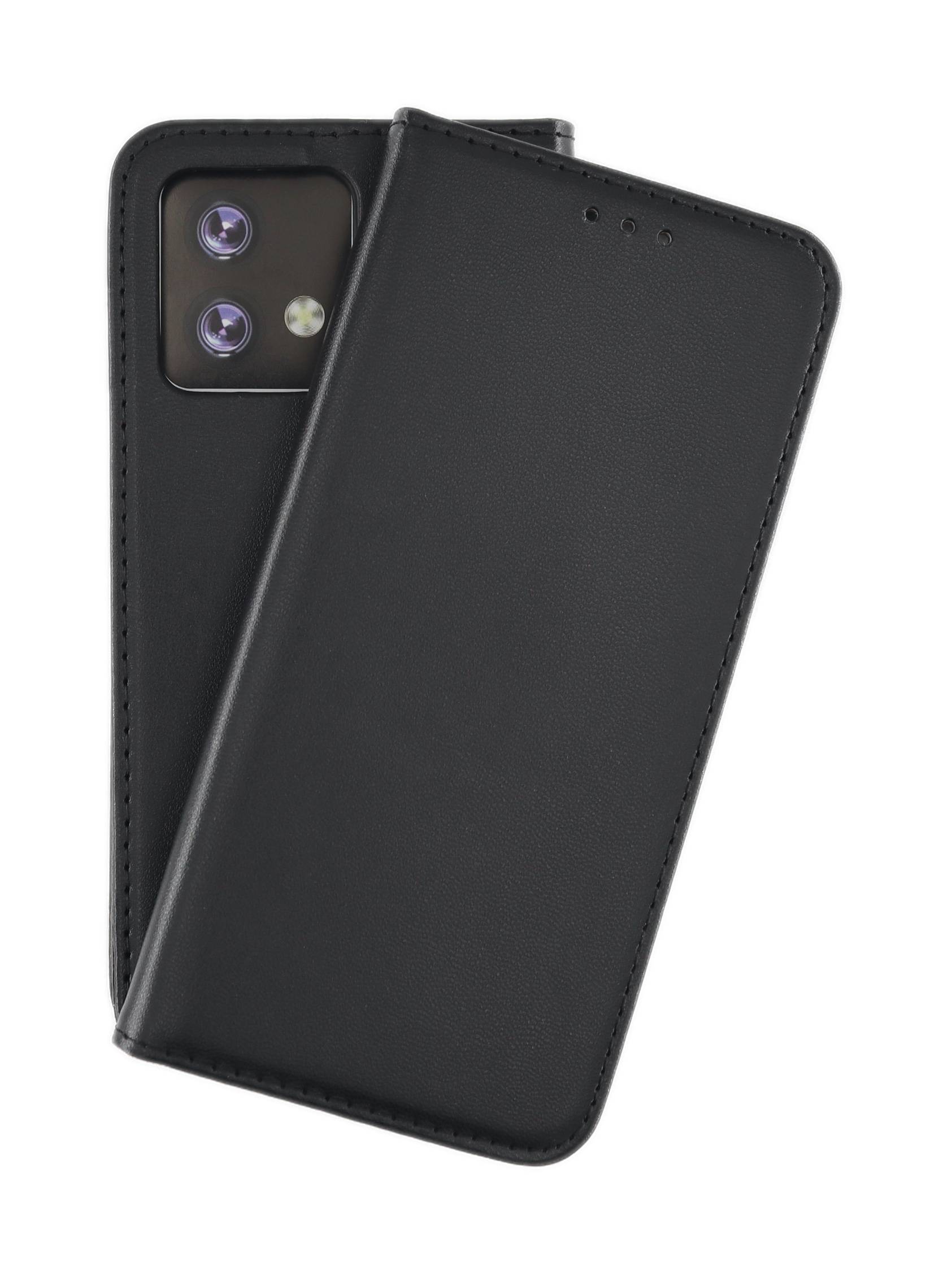 JAMCOVER Bookcase Smooth & Safe für Motorola moto g84 5G - Handytasche mit Kartenfach und Standfunktion