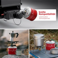 EVOCAMP 2x Propan/Butan Gaskartusche 300g - Schraubkartusche passend für Weber Q100/1200 EVOCAMP 2x Propan/Butan Gaskartusche 300g - Schraubkartusche passend für Weber Q100/1200