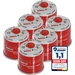 EVOCAMP 6x 500g Propan/Butan Gaskartusche mit Schraubventil - Zuverlässige Energie für Camping und Outdoor EVOCAMP 6x 500g Propan/Butan Gaskartusche mit Schraubventil - Zuverlässige Energie für Camping und Outdoor