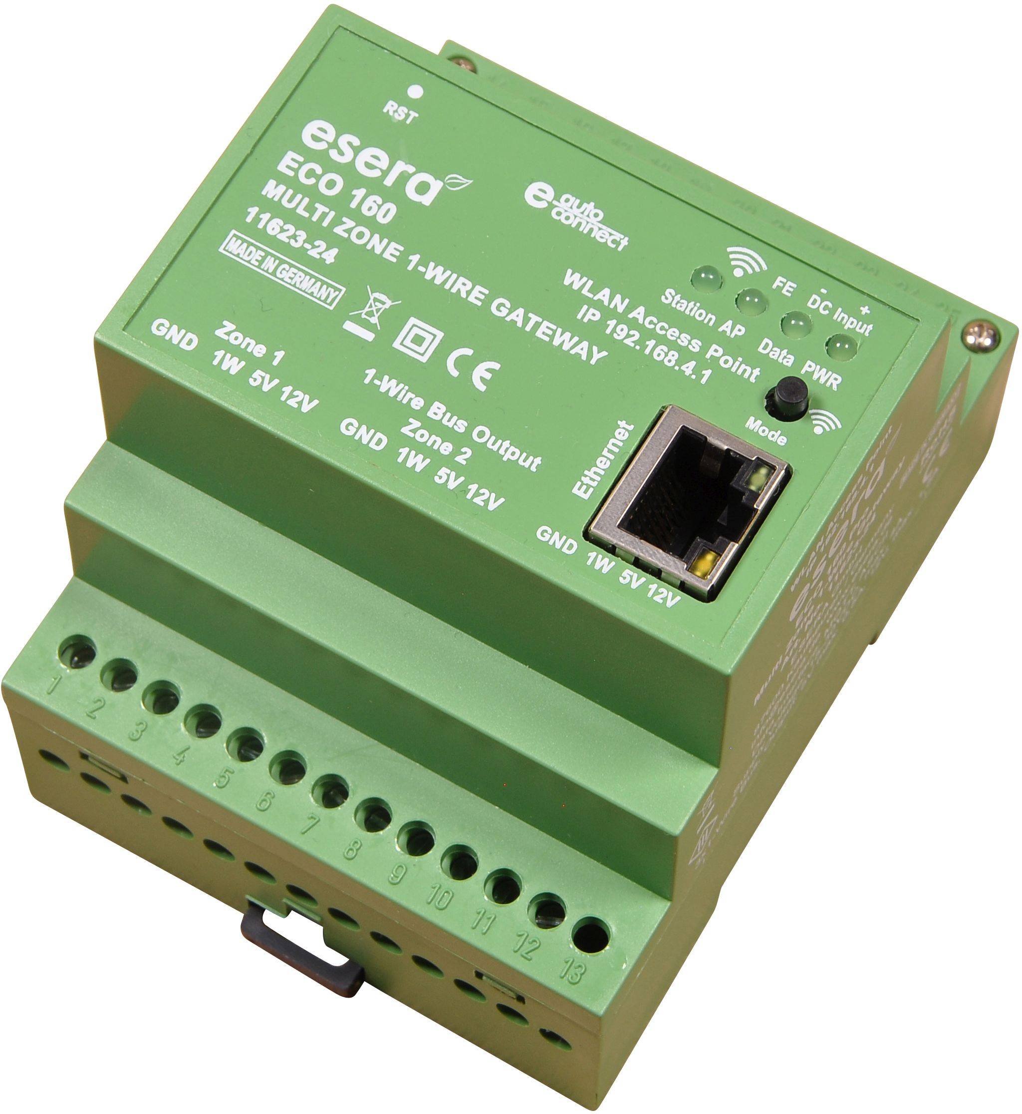 ECO 160 Pro Zentraleinheit, Smart Building Multizonen Sensor-Gateway