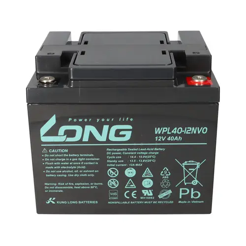 Kung Long WPL40-12NV0 12V 40Ah Pb Batterie Bleigel AGM Kung Long WPL40-12NV0 12V 40Ah Pb Batterie Bleigel AGM