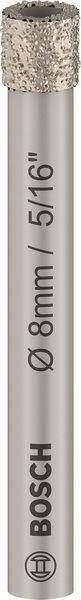 Bosch Diamantbohrer Expert 2608599050 for Ceramic 8 mm Install.Baumaterial Werkzeug Messgeräte