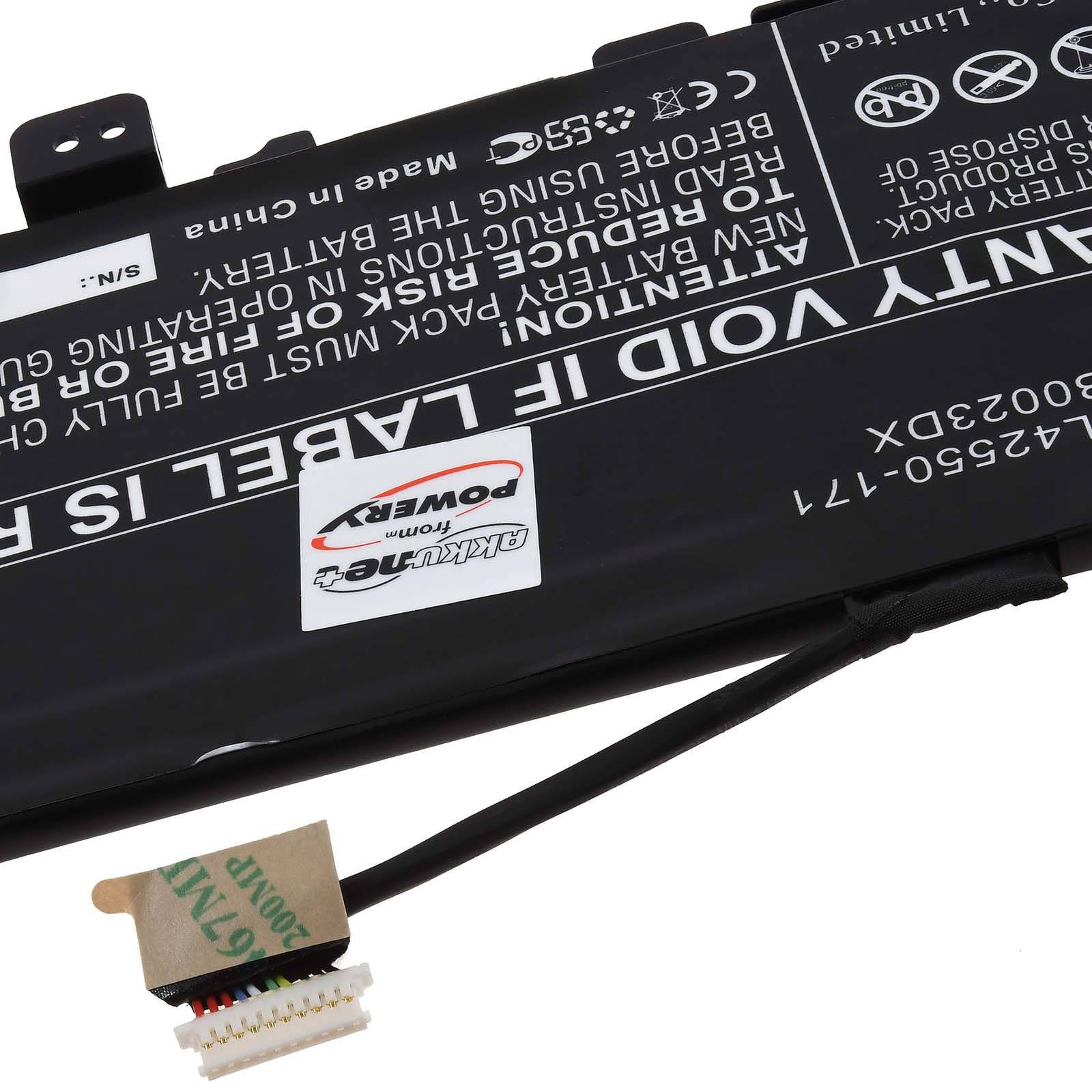 Powery Akku kompatibel mit HP Typ HSTNN-DB7X, 7,7V, Li-Polymer