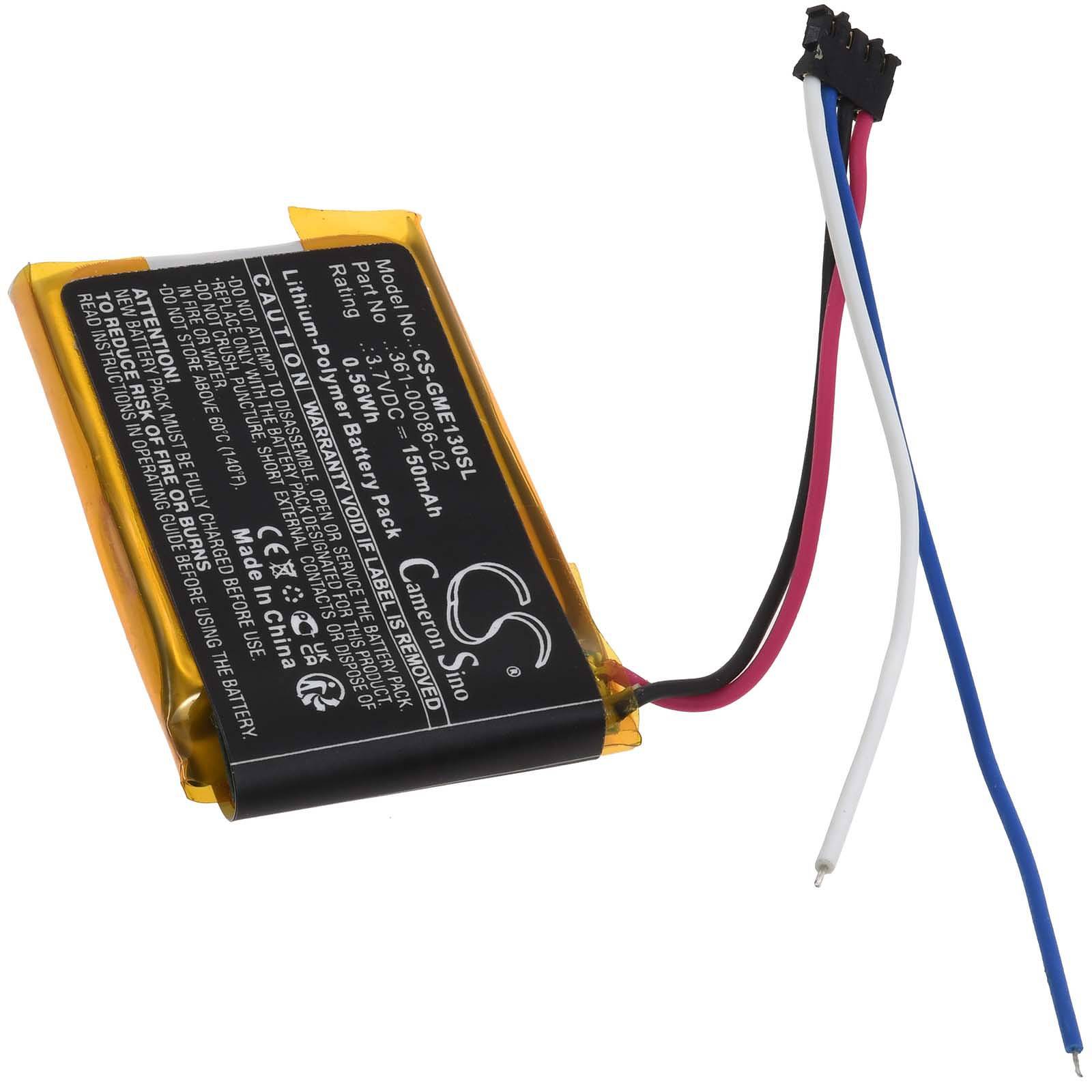 Powery Akku für GPS-Fahrrad-Computer Garmin Edge 130, Edge 130 Plus, 3,7V, Li-Polymer
