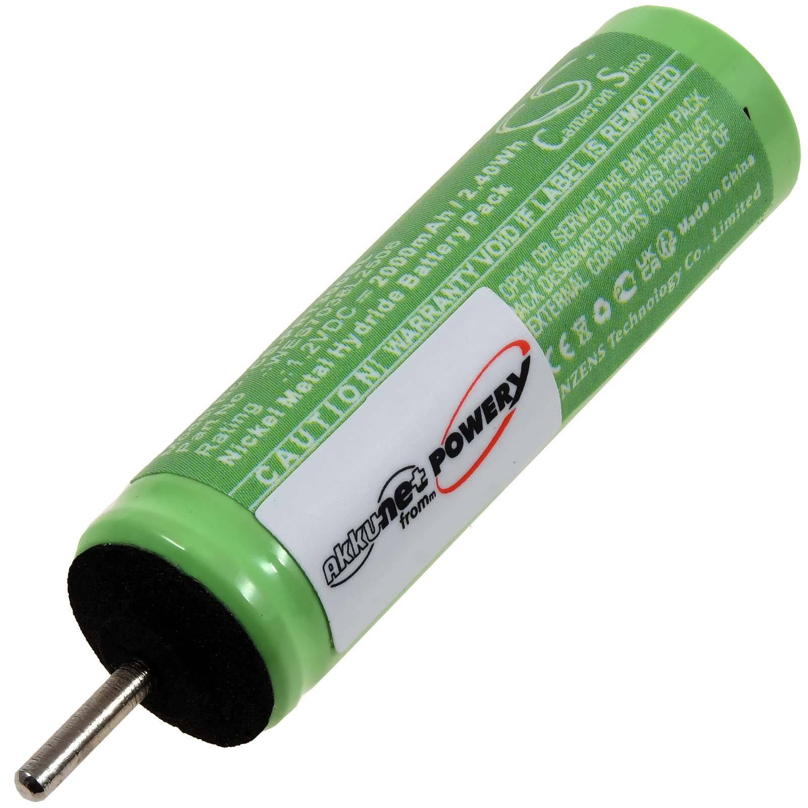 Powery Akku für Rasierer Panasonic ES-7102, 1,2V, NiMH