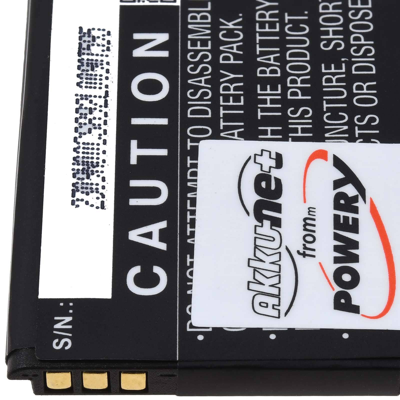 Powery Akku für Senioren-Handy Emporia Prime V500, V500 G3, 3,7V, Li-Ion