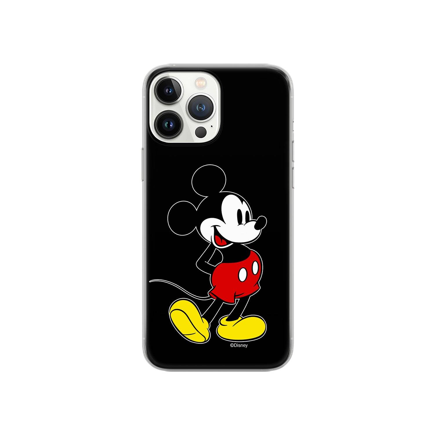 Handyhülle Cover Schutzhülle Mickey 027 Disney Full Print kompatibel mit Samsung Galaxy M53 5G schwarz