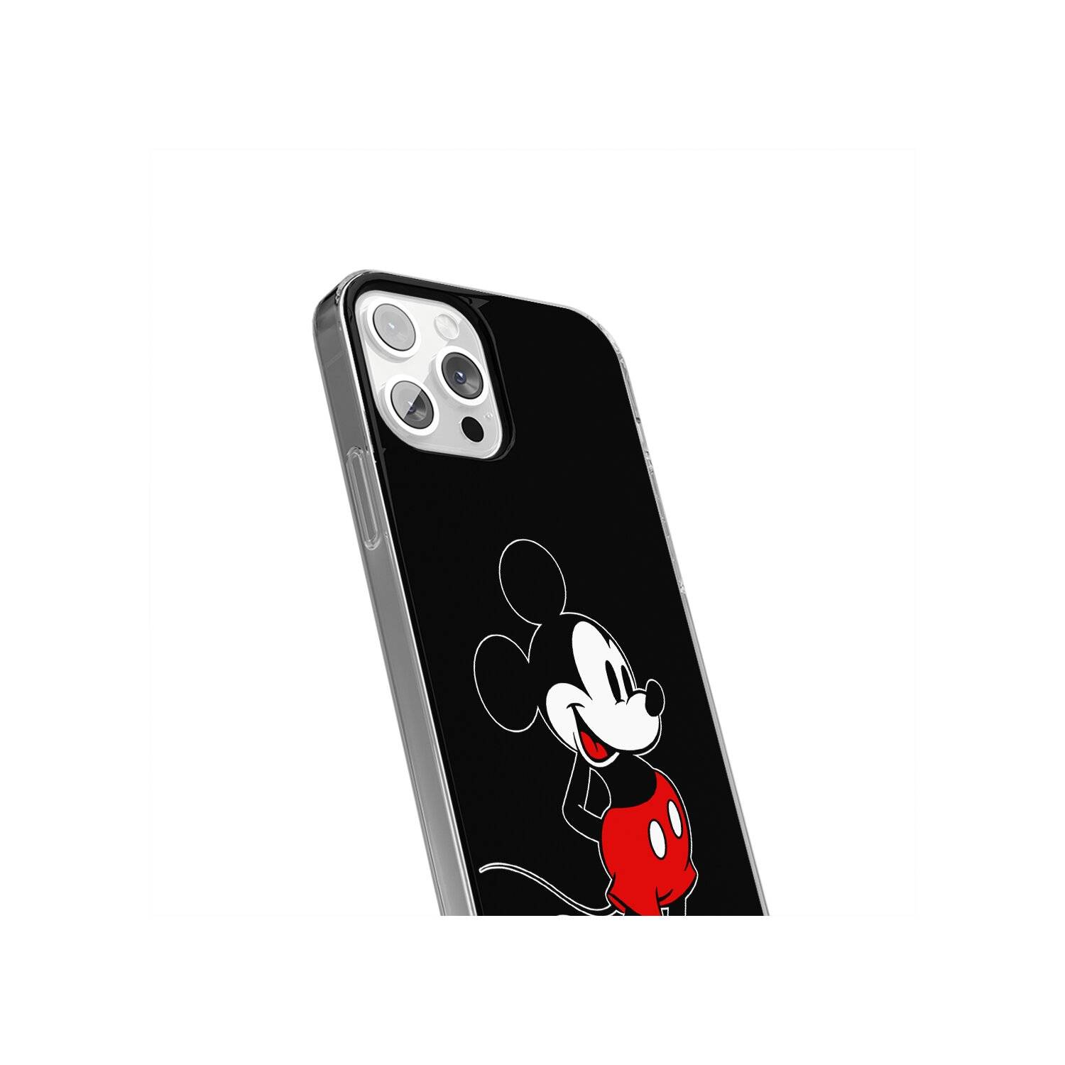 Handyhülle Cover Schutzhülle Mickey 027 Disney Full Print kompatibel mit Google Pixel 7 Pro schwarz