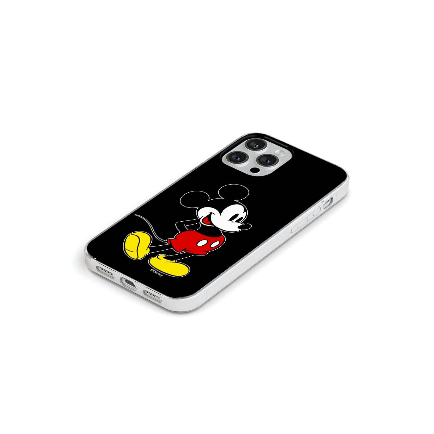Handyhülle Cover Schutzhülle Mickey 027 Disney Full Print kompatibel mit Samsung Galaxy M53 5G schwarz