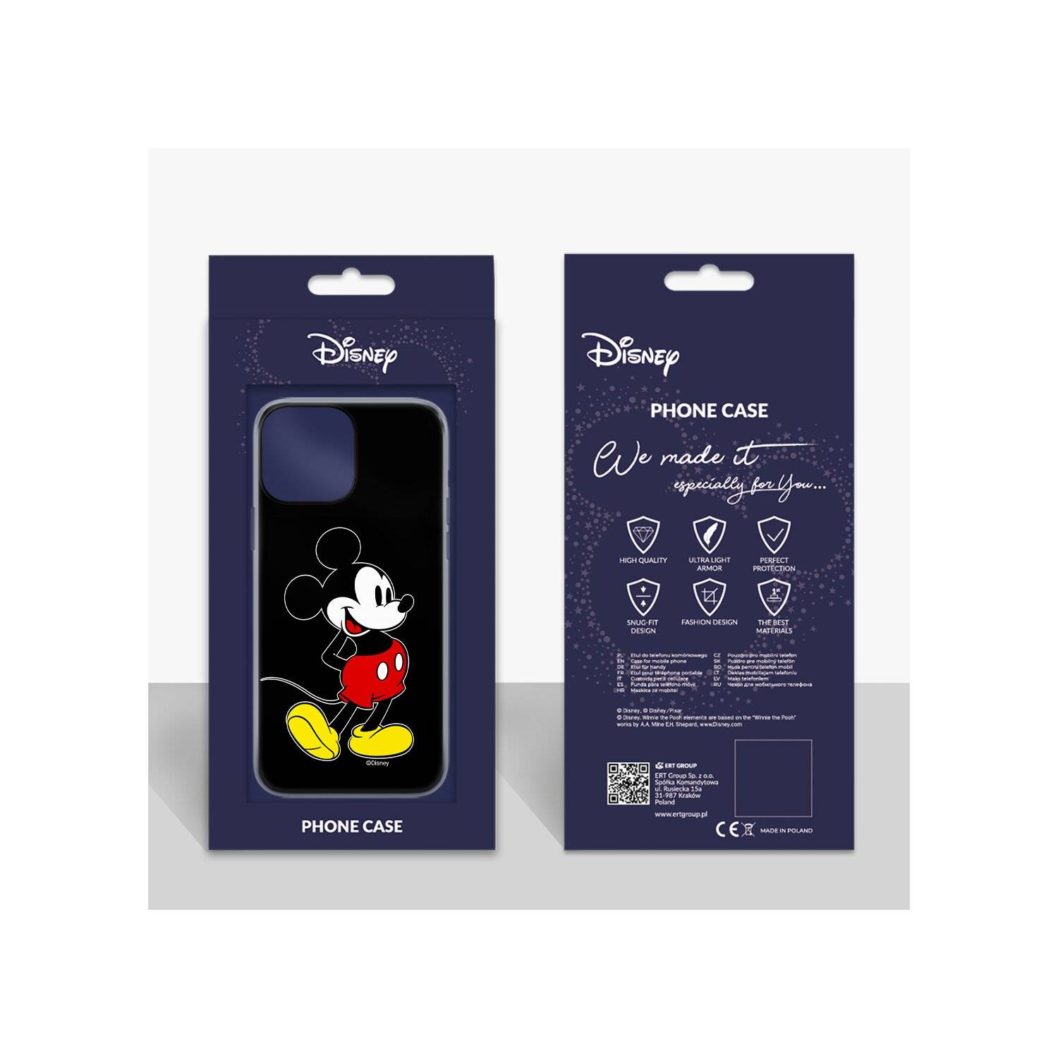 Handyhülle Cover Schutzhülle Mickey 027 Disney Full Print kompatibel mit Xiaomi 13 schwarz