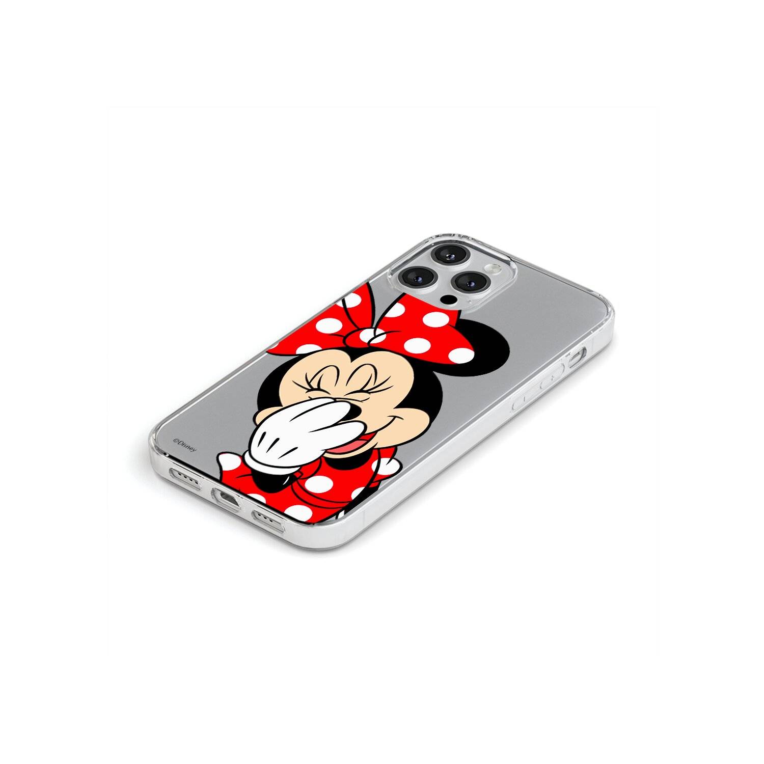 Handyhülle Mickey 006 Disney Partial Print Transparent kompatibel mit iPhone 15 Pro
