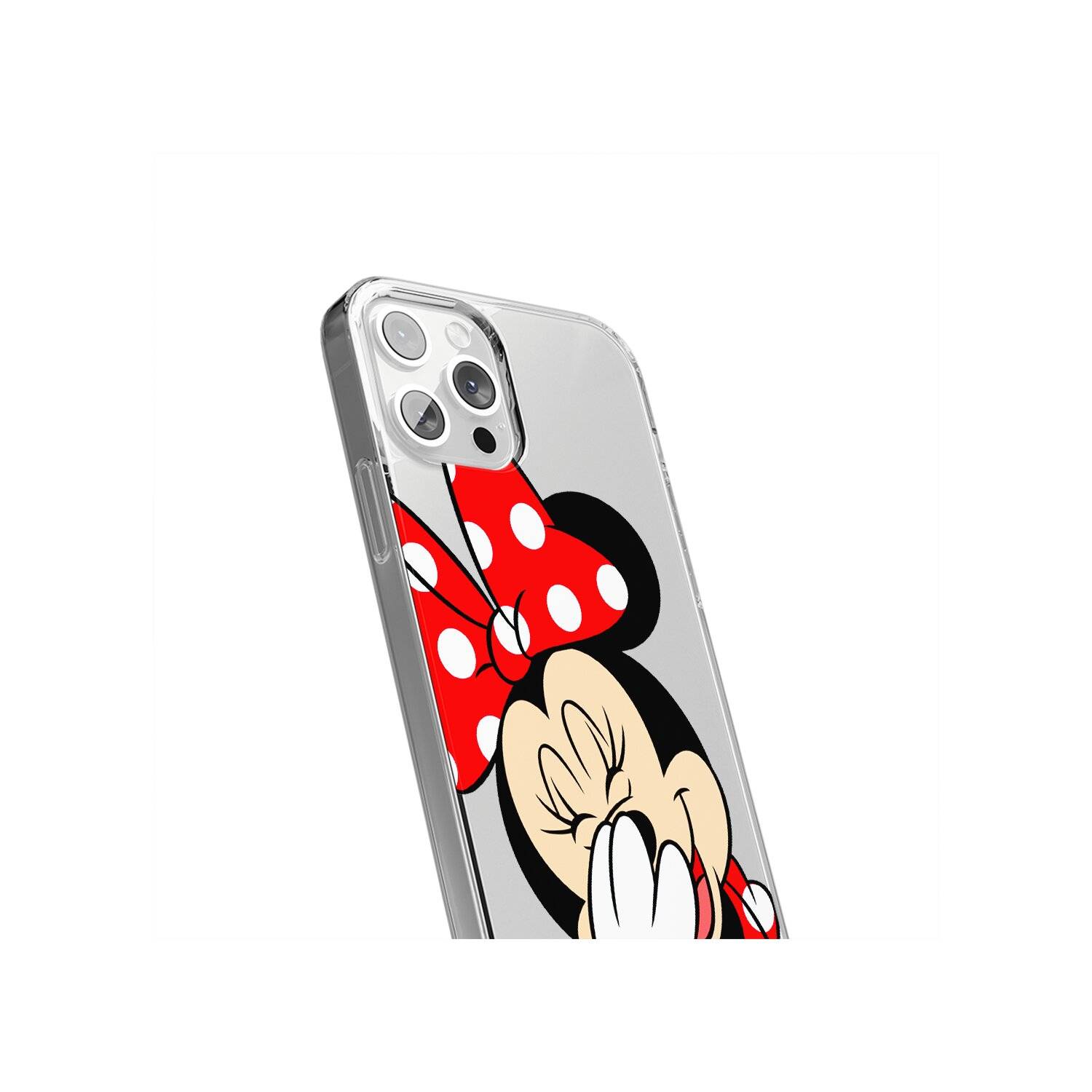 Handyhülle Mickey 006 Disney Partial Print Transparent kompatibel mit iPhone 15 Pro