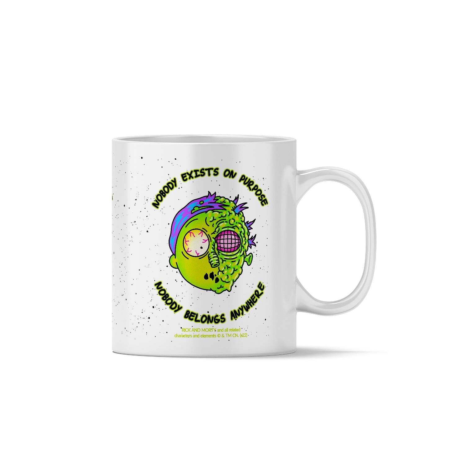 Rick and Morty Keramikbecher, Muster Morty 010, Kaffee- und Teebecher Tasse 330ml