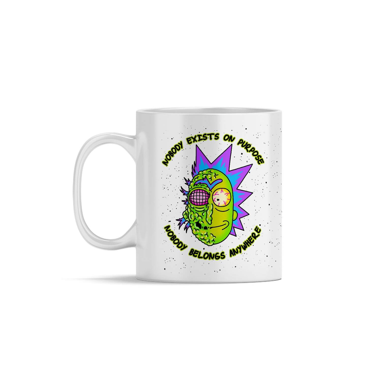 Rick and Morty Keramikbecher, Muster Morty 010, Kaffee- und Teebecher Tasse 330ml